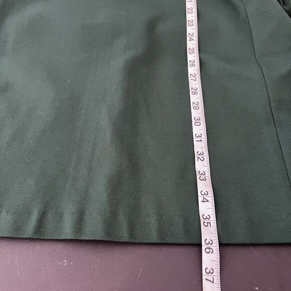 Talbots Sheath Midi Dress Green Petite 10 Holidays Dress Long Sleeves 239 - Picture 5 of 7